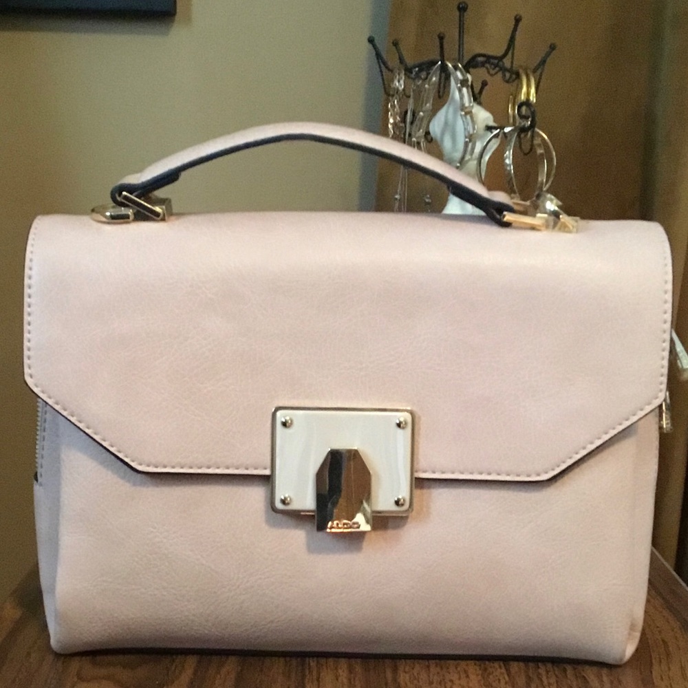 ALDO Handbag with Shoulder Strap - NWOT - Pale Pink